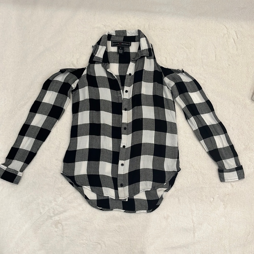 Plaid Womens Button Down